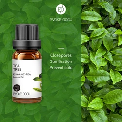 Pure Lavender Jasmine Rose Vanilla Mint Essential Oil Blend for Diffusers, Humidifiers, Massage, Candles, and Soap Making (Tea tree)