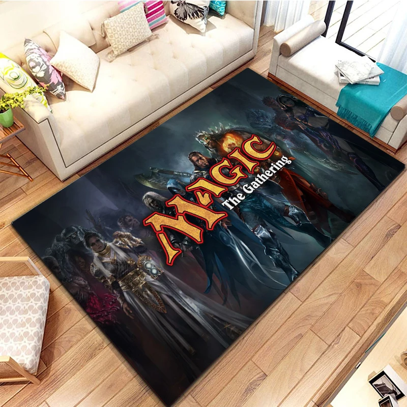 15 Size Gamer M-Magic The Gathering Pattern Rug Carpet for Living