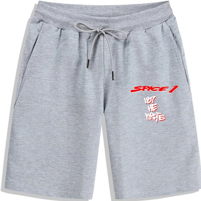 

Промо-шорты Spice 1 187 он писал-классические хип-хоп крутые белые хлопковые Молодежные для мальчиков