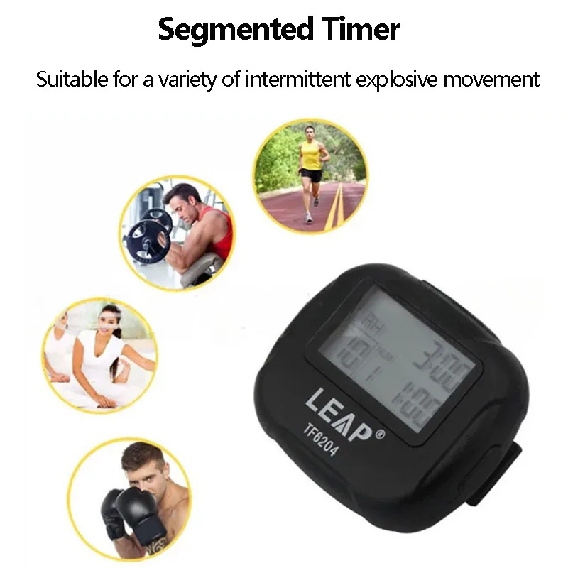 TF6204 Interval Timer Sports Electronic Countdown Like GYM Boss Segmented Timer Sports Game Tools Running Home Gym Accessories