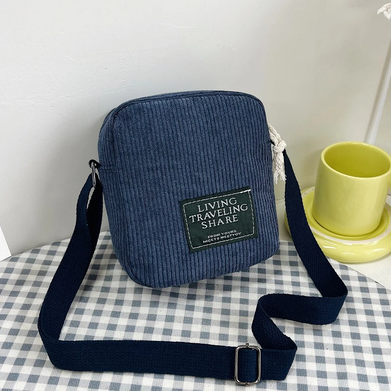 Casual Mobile Phone Coin Purse Crossbody Bag, Ladies Stylish Corduroy Shoulder Bag,Suitable for Daily Use, Work, Travel, Outdoor