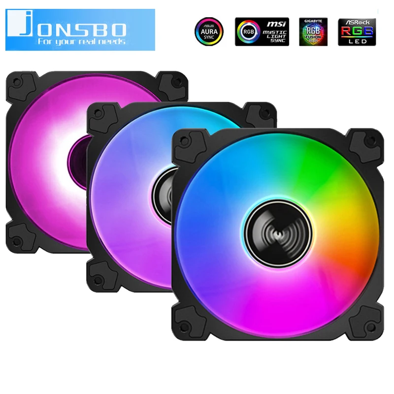 Jonsbo-ventilador Rgb para pc Cooler Cpu 9cm Branco 9025 12v 5v Argb Colorido m b Sync 4pin Pwm Fr-925 90 mm - Imagem 5