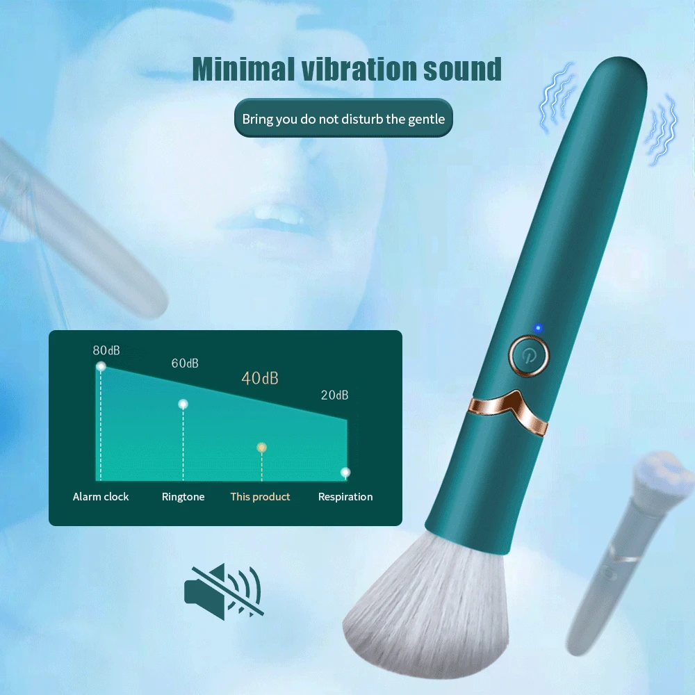 G-Spot Vibrator for Women Bullet Nipple Clitoral Makeup Brush Vibrators Stimulator AV Magic Wand Massage Sex Toys Stick Dildo
