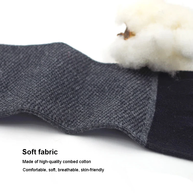 3 Pairs Large Toe Socks Combed Cotton Spring Summer Mesh Athletic Running Socks with Toes 5 Finger Short Men Calcetines EU39-44