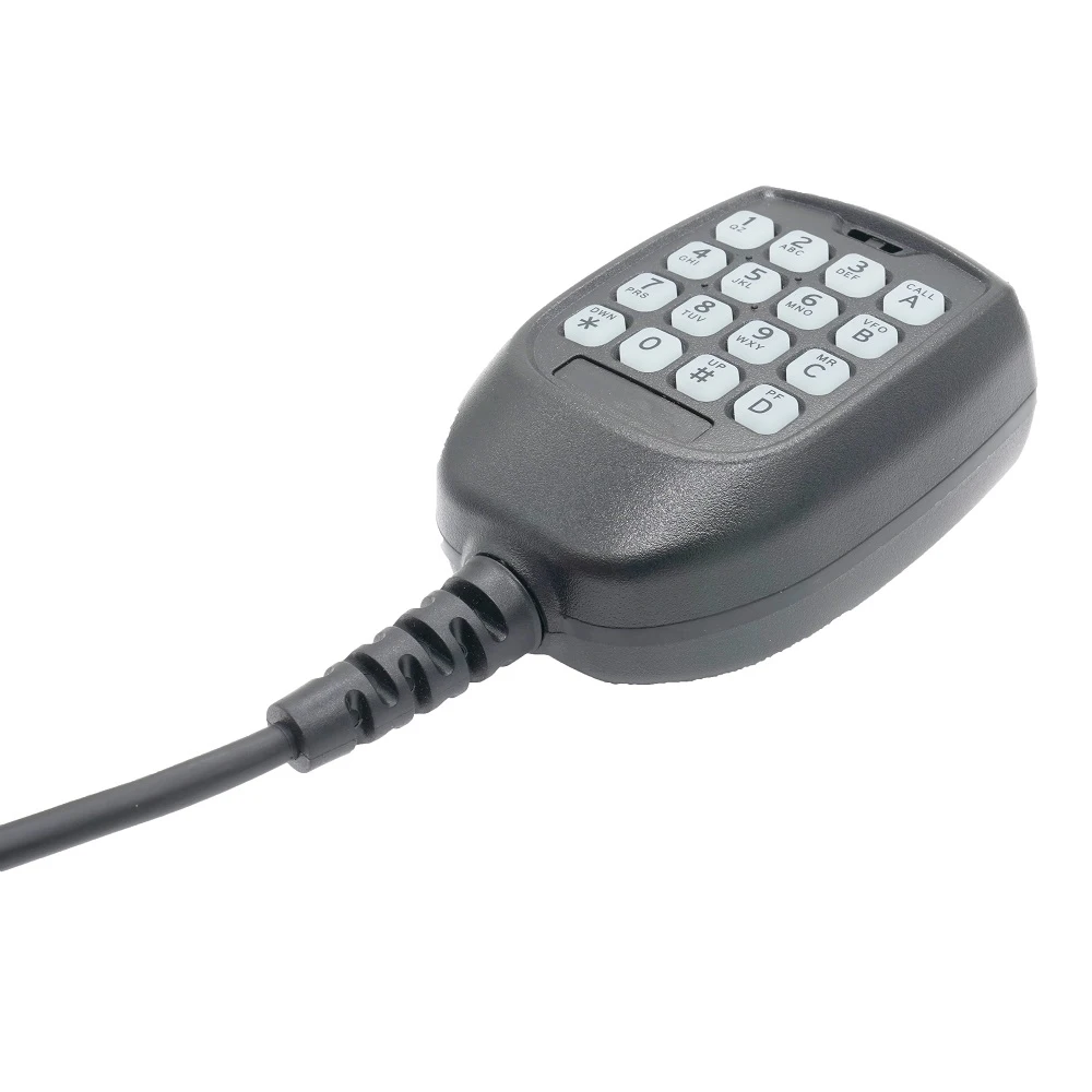 Two-way Radio Hand Microphone with Keyboards For Car Radio Connector Type RJ45 8 Pin For KMC-62 Walkie-talkie