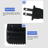 Universal Battery Charger for Makita Model 18V 21V Li-ion BL1415 BL1420 BL1815 BL1830 BL1860 Drill Electric Tool Battery Charger 4
