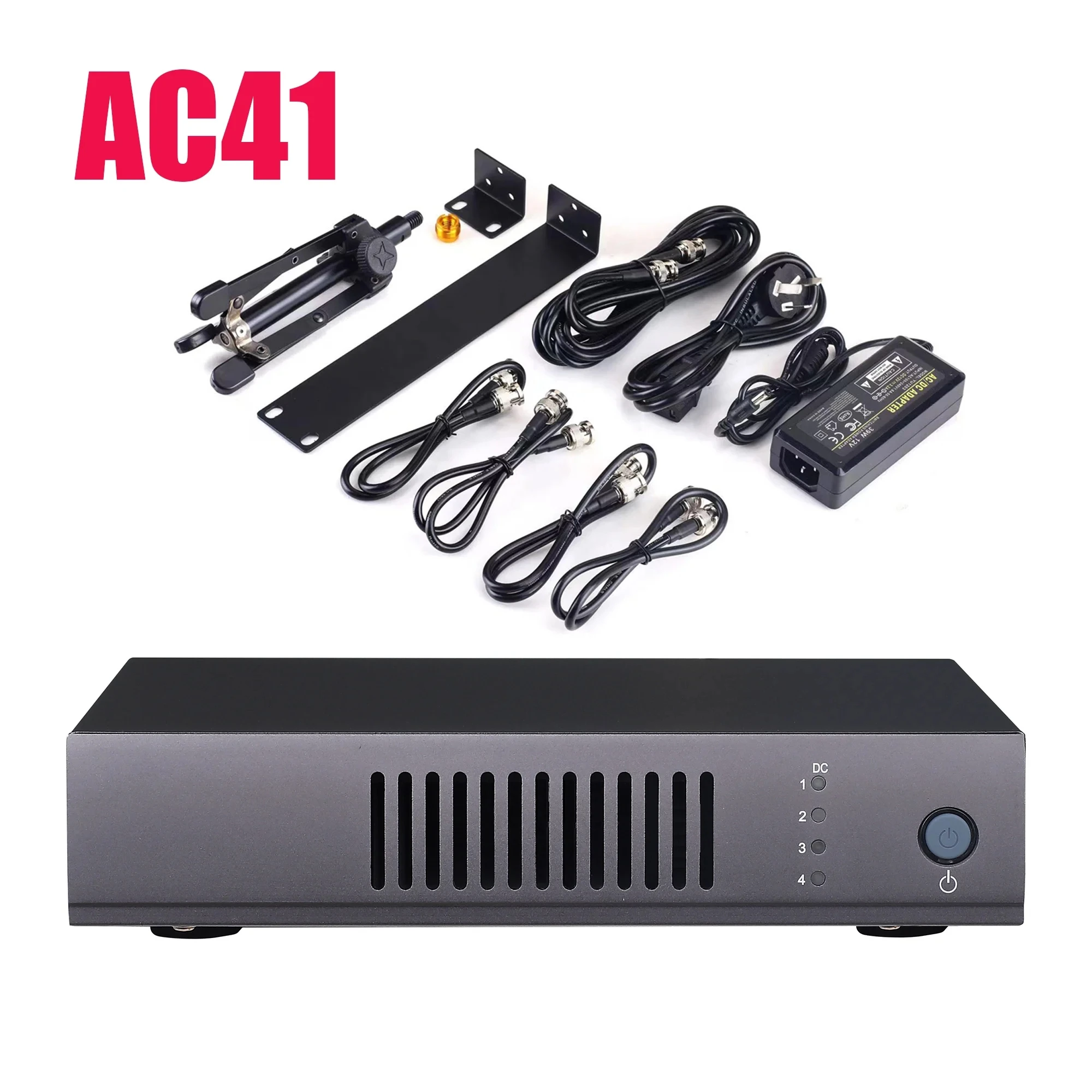 happymusic AC41 Active Antenna Combiner A2003 Antenna Splitter 450-960Mhz All Professional In Ear Monitor System Pro Audio wireless in ear monitor