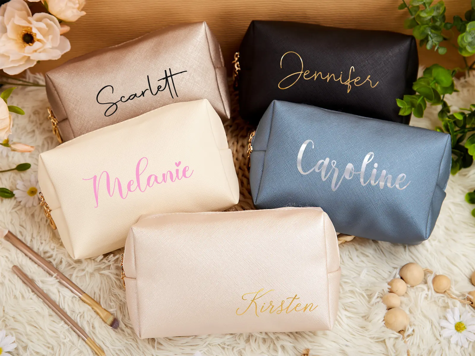 Personalized Makeup Bag Customized Cosmetic Bag Travel