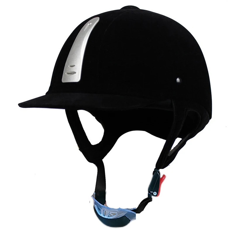 Equestrian Helmet Unisex Classic Velvet Horse Riding Helmet Horse