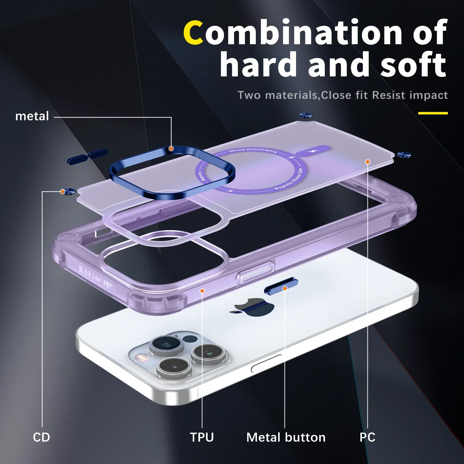MagSafe Protection Case for iPhone 14 13 12 Pro