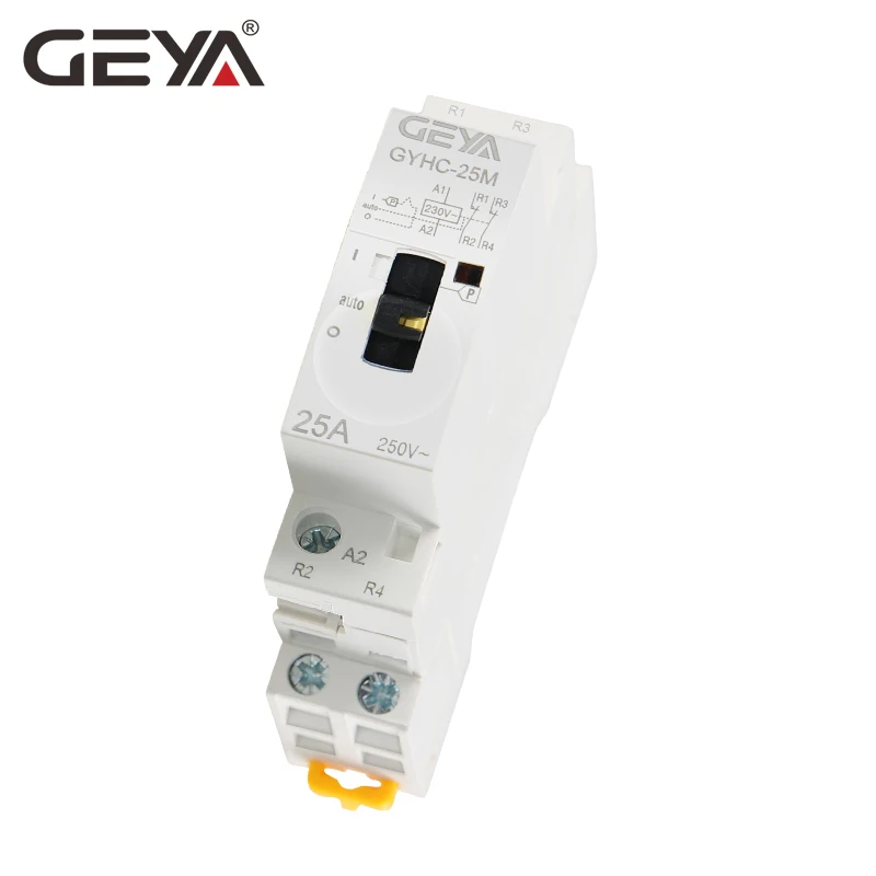 geya din rail tipo contator domestico controle manual 01