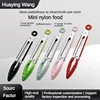 Silicone BBQ Grilling Tong Kitchen Cooking Salad Bread Serving Tong Non-Stick Barbecue Clip Clamp Stainless Steel Tools Gadgets 2