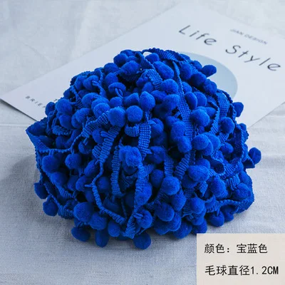 Vibrant Mini Pom Pom Lace Trim for Creative DIY Projects