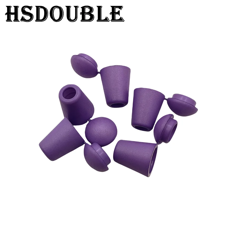 Cord Stopper 50Pcs Colorful Plastic For Paracord Clothes Bag