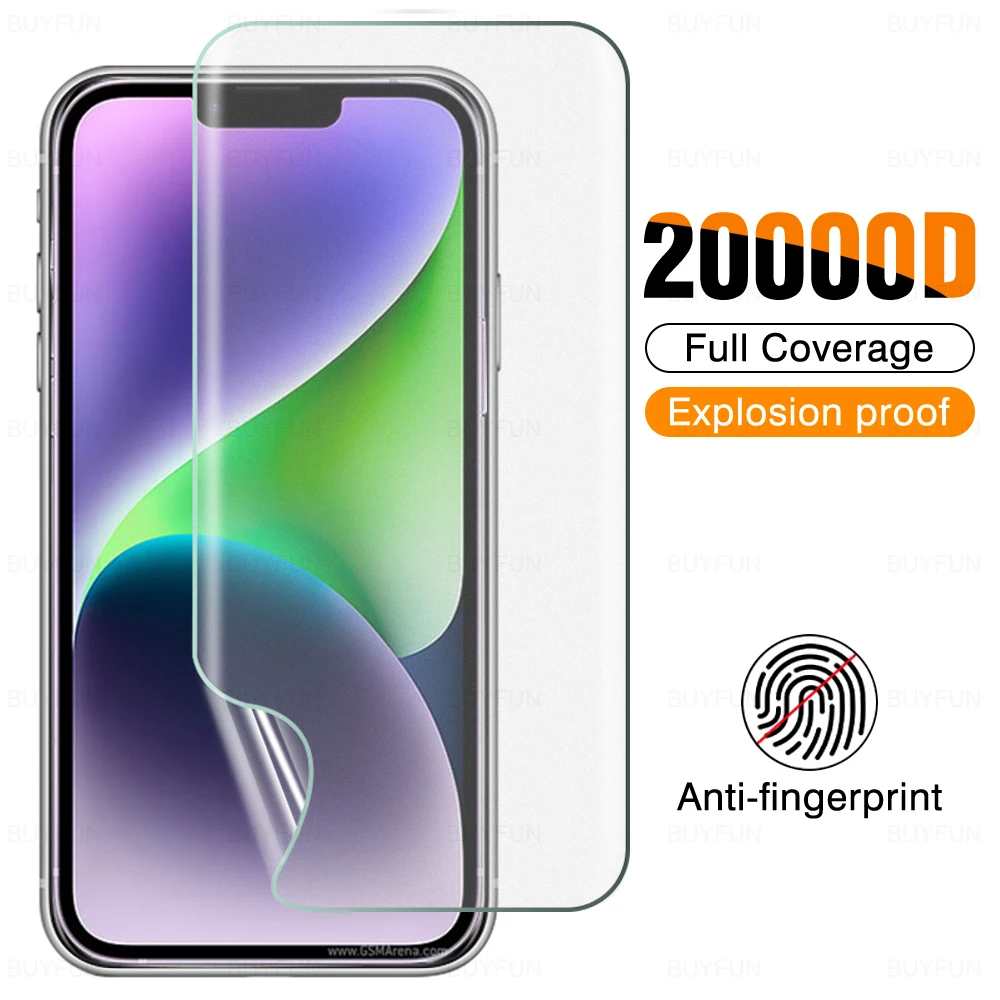 2Pcs Matter Hydrogel Film Protection Screen Per Iphone 14 14Pro 14Plus 14Pro Max 13 13 Pro 13 Mini 13 Promaxserise