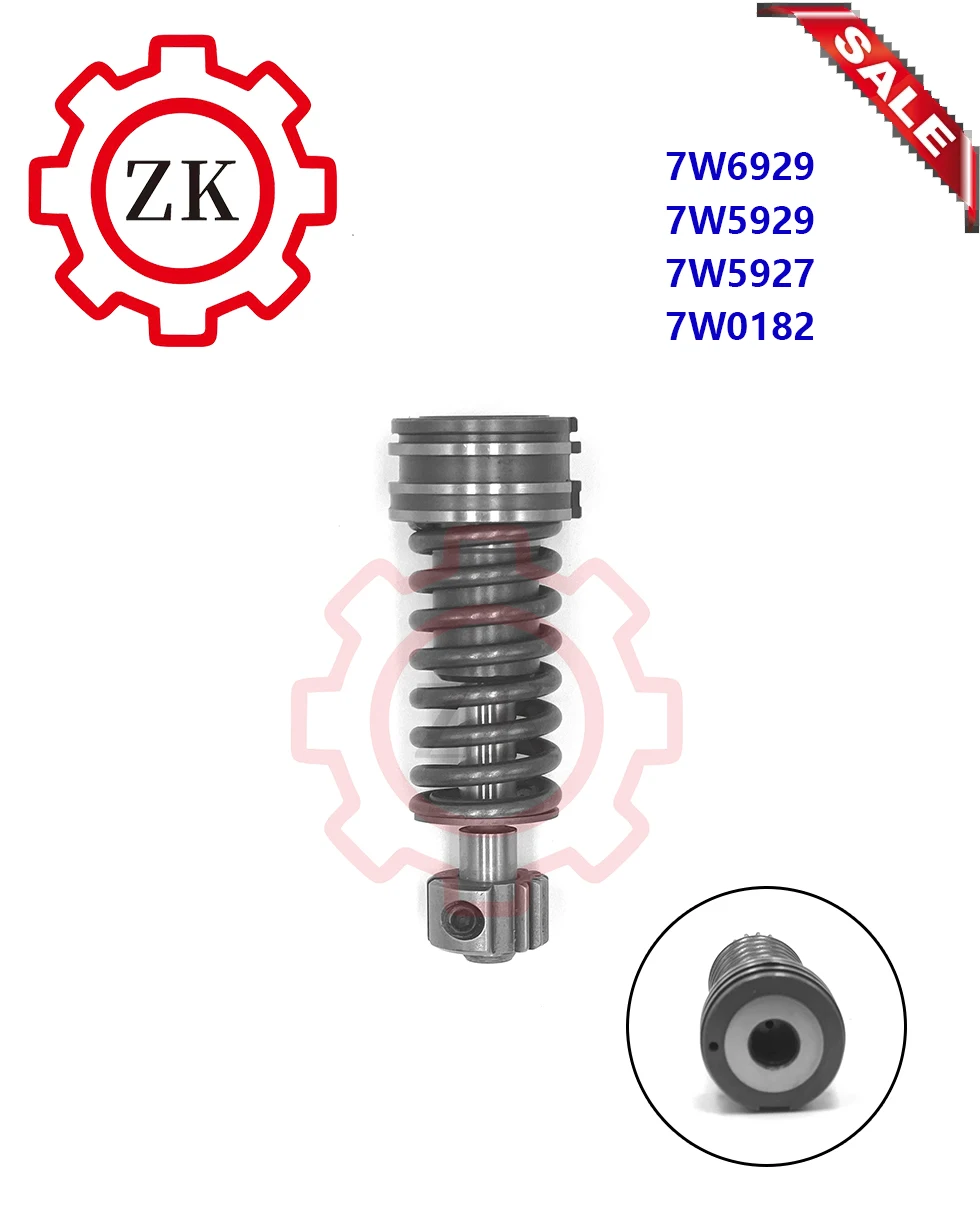 ZK 디젤 연료 펌프 요소, CAT 65D SR4 330 350L 용, 7W6929, 7W0182, 7W5927, 뚜러뻥 7W-5929