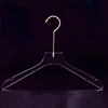 6 pcs Transparent Acrylic Clothes Hanger Racks Half Dozen Clear Hangers Ideal For Store Display Logo Customizable Wholesale 3