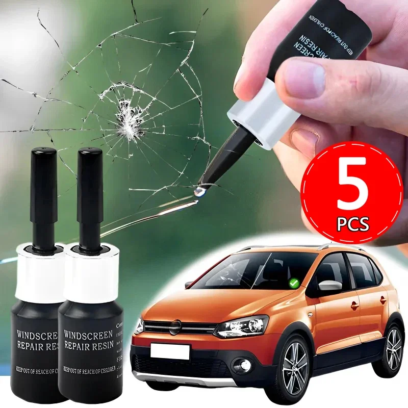 Car Windshield Cracked Repair Kit Auto Glass Repairing Resin Glue Window Glass Scratch Repair Set Crack Restore Traceless Tools