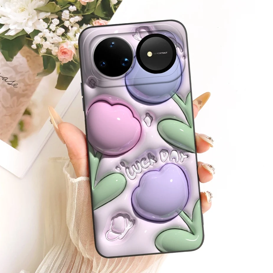 Cute Panda Duck Cartoon Soft Silicone Case