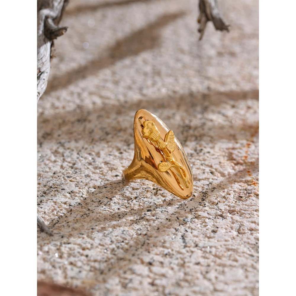 Yhpup Ring 18K Golden Plated