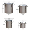 12L 304 Stainless Steel Barrel Fermentation Barrel Fruit Wine Wine Making Equipment Grain, Oil, Soup and Food Material Storage 5