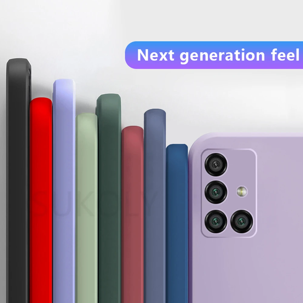 Back Cover Silicone Case Samsung A71 Samsung A71 Liquid Silicone