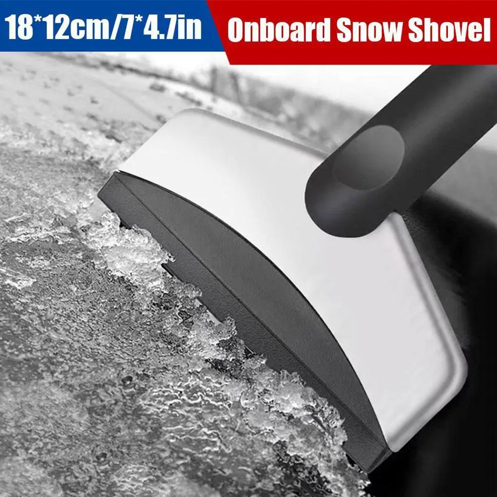 Universal Car Ice Rubber Head Scraper Snow Removal Shovel Automotive Tool Winter For Car Windows Protect Driving Safety