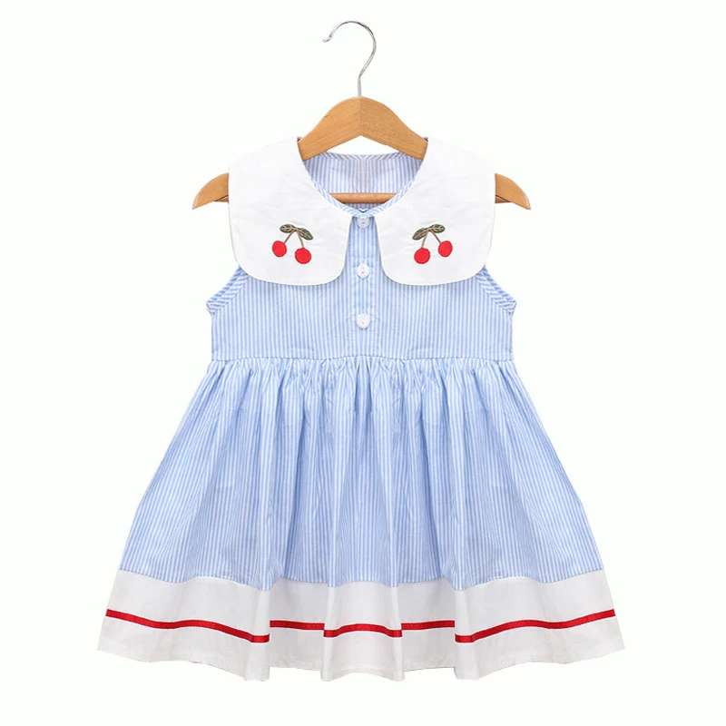 Summer Girl Dress Embroidered Fancy Princess Dresses For Girls Little Flying Sleeve Children's Clothing Baby Kids Clothes girls dress