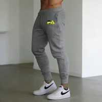 Pantalons de sport pour hommes, pantalons de course avec lettres imprimées, fitness, football, entraînement, slim fit, pantalons de sport décontractés, pantalons à petites jambes pour hommes 4