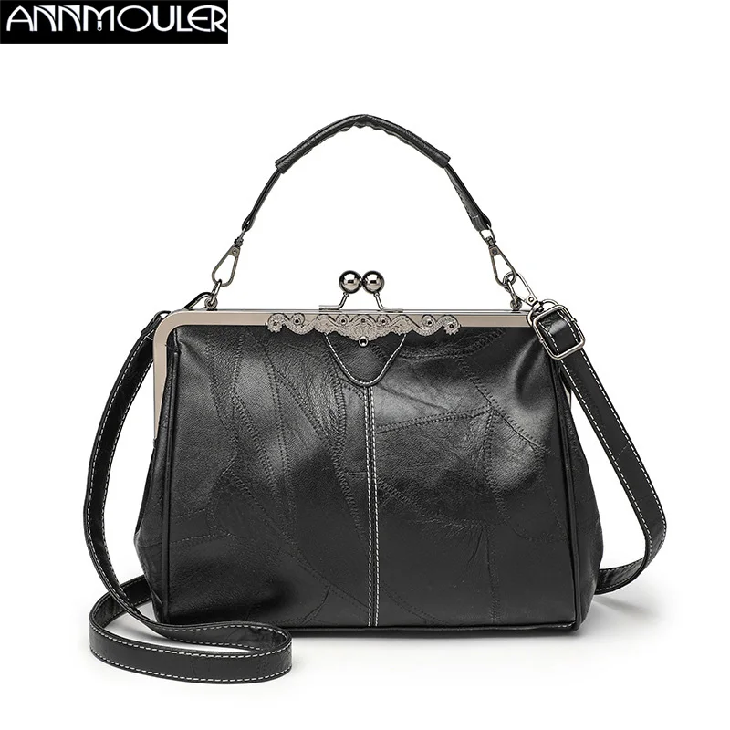 Women Handbag Vintage Shoulder Tote Bag Pu Leather