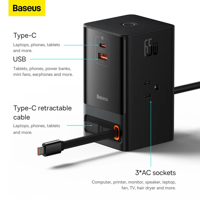 Baseus-Banco de energía de carga rápida para ordenador portátil, cargador  de batería externo portátil de 100W, 20000mAh, USB tipo C, PD, para Macbook  Pro - AliExpress