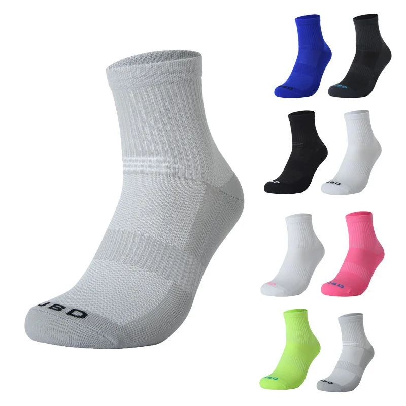 

Cycling Sport Women Men Running Fitness Socks Moisture 2023 Outdoor Wicking Quick Drying Breathable Compression Cushioned Crew S