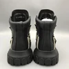 Men Leather Boots Original Women Multiple Laces Boots Hip Hop Male Sneakers Sneaker Streetwear Men's Sport Shoes 3