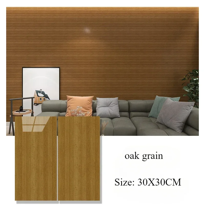 thumbnail image 1 of Pegatinas de pared de imitación de mármol de PVC de 30 x 30 cm, autoadhesivas, impermeables, para decoración de baño y sala de estar, 1 of 5