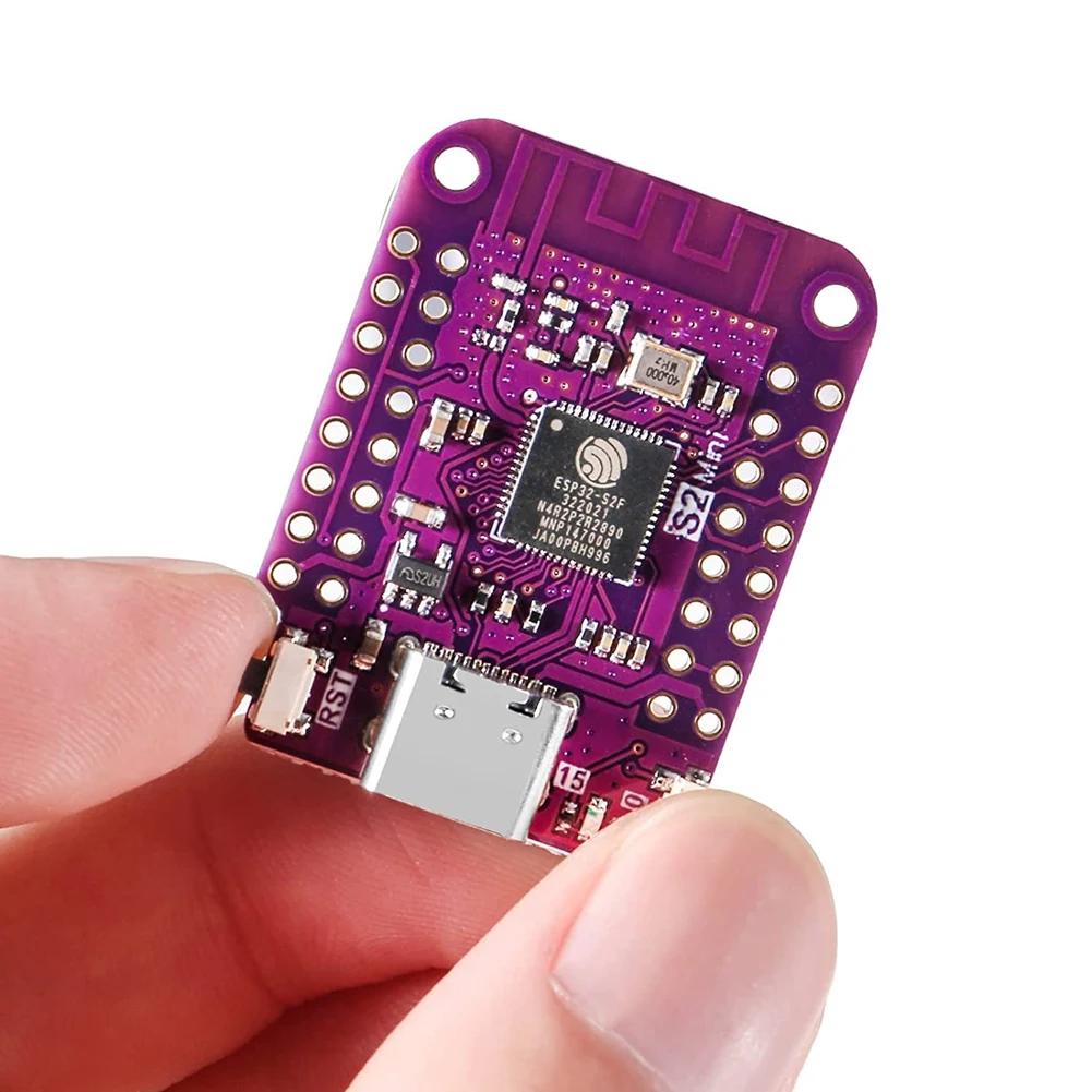 6Pcs ESP32 S2 Mini V1.0.0 WiFi IOT Board Based ESP32-S2FN4R2 ESP32-S2 4MB Flash 2MB PSRAM MicroPy