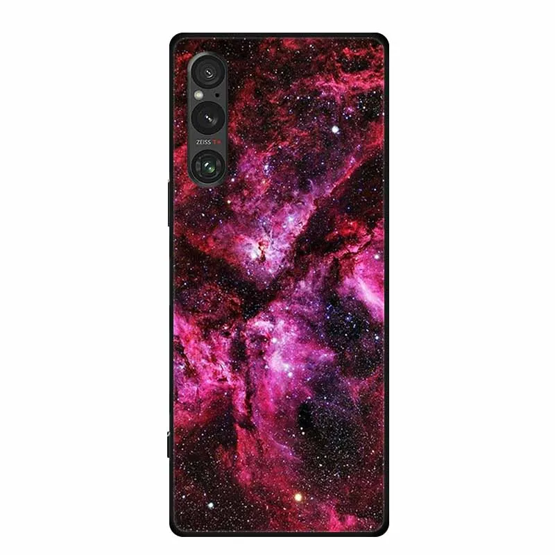 Custodia Per Sony Xperia 1 V – Cover In PU+PC+TPU, Colore Rosso, Ultrasottile Con Ricarica Wireless - 3
