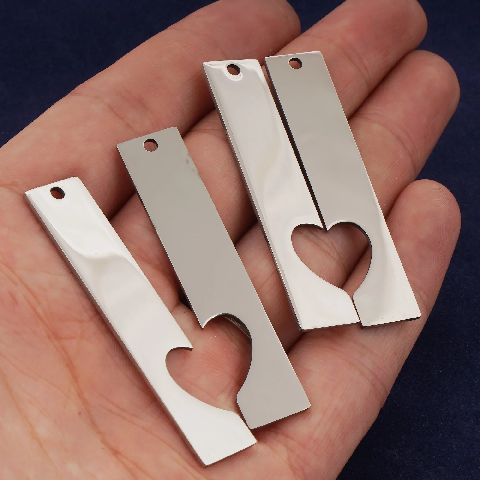 

Ожерелье с подвеской из нержавеющей стали с зеркальной полировкой, 18 калибров, 10 шт.