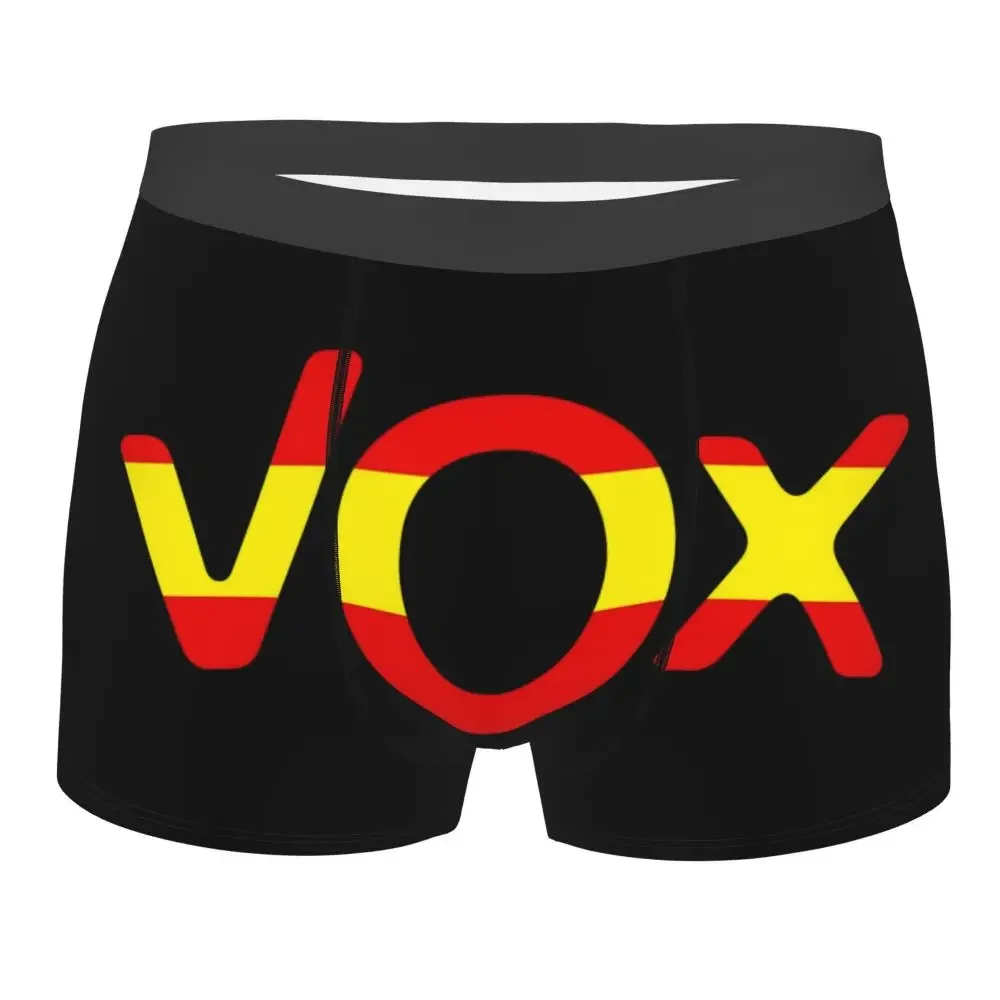 Cool Espana Viva Vox Boxers Shorts Panties Male Underpants Comfortable Spain Flag Briefs Underwear