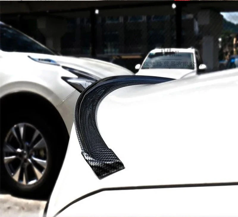 Universal 1,5 M Auto-Styling 5D Carbon Faser Auto-Styling 5D Faser Glänzend Schwarz Spoiler DIY Refit spoiler für Auto Zubehör – Detail 7