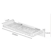 Water Ripples Pattern Wall-Mounted Storage Rack Large Capacity Organizing Box Kitchen Accessories 4