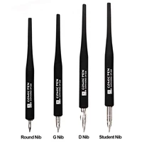 4 Calligraphy Nibs Dip Pen Set for Cartoon Comic Animation Lettering Skeching Art Drawing Pen Mapping Decorative Designs Pens 1