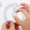 Hot Sale Circular 10cm Plastic 360 Degree Pointer Protractor Rulers Angle Finder for Student Stationery Gift Protractor 1