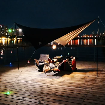 Aricxi 210t Plaid Beach Sun Shelter Tarp Tent Shade Ultralight UV Garden Awning Canopy Sunshade Outdoor Camping Hammock Rain Fly 3
