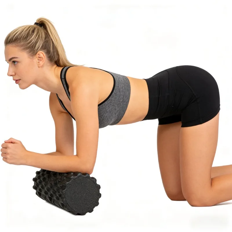 High-Density Solid Core For Muscle Recovery/Massage, Durable Fitness Tool 33Cm Foam Roller Yoga Massage 4