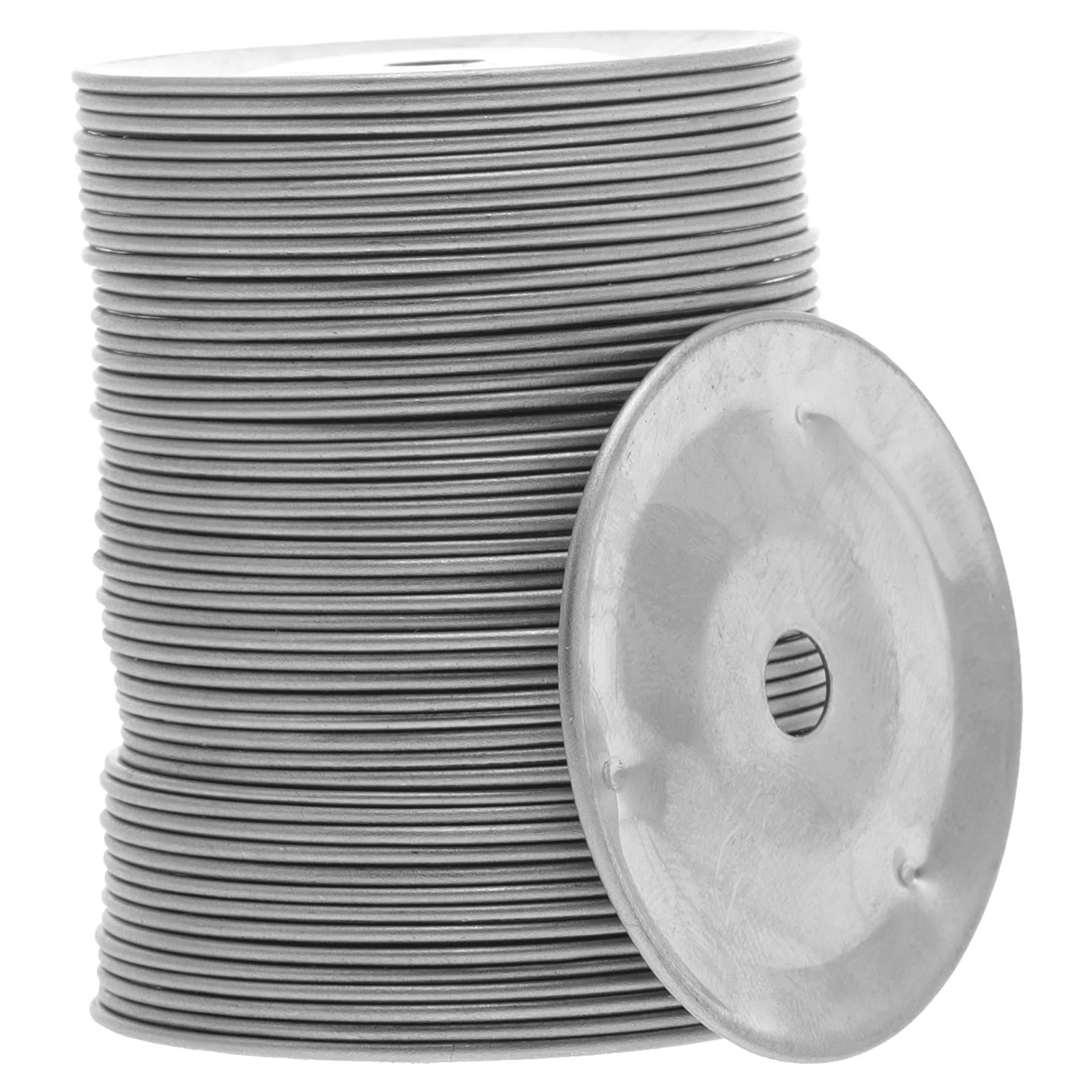 50pcs Cymbal Ching Rings Drum Cymbal Ring Replacement Accessories Percussion Instrument Bell Snare Tambourine Ring Steel