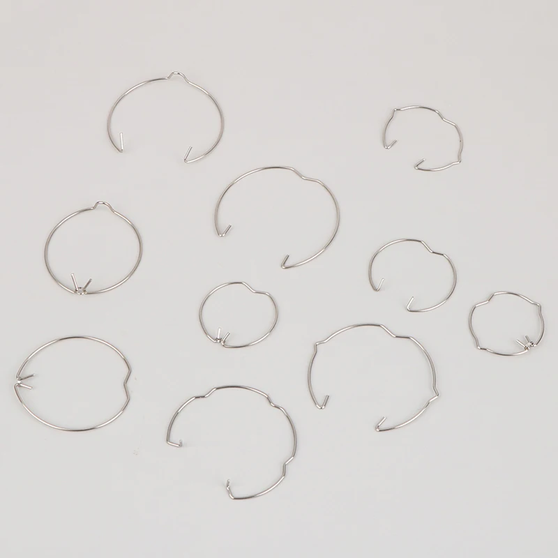 10 Pcs/set Light Cup Bracket Card Ring , 55mm 48mm LAMP RETAINING SPRING CLIP RING MR16 GU10 SPOT LIGHT DOWNLIGHT Accessories