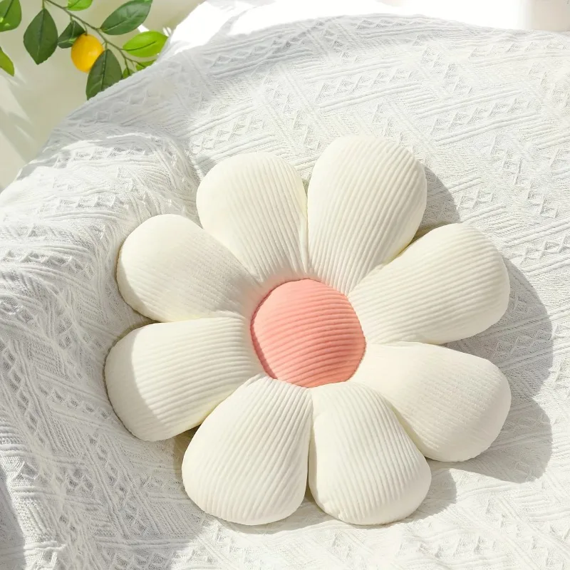 Sunflower Pillow, Daisy Seat Cushion, Flower Mat, Office Mat, Plush Toy Mat, Christmas Gift, Halloween, Thanksgiving Gift 6