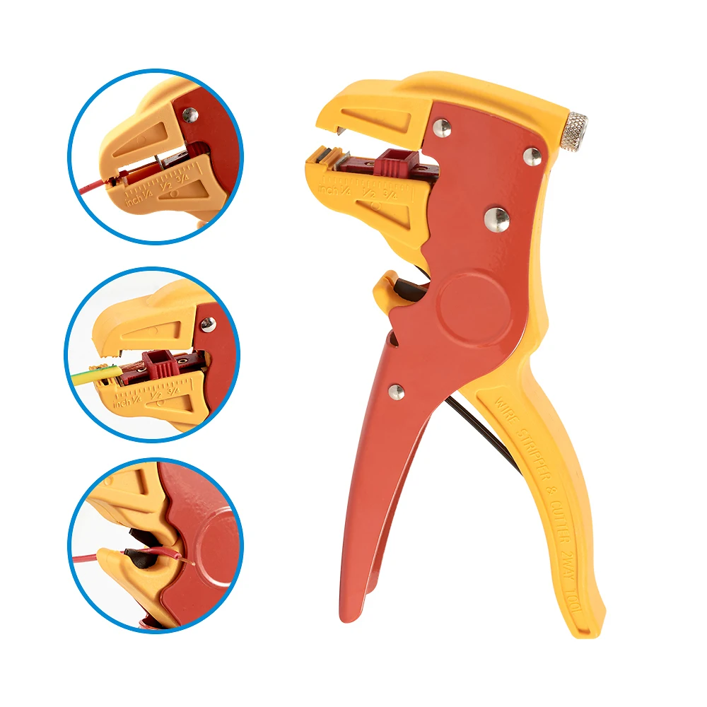 Reset Spring Cable Crimper Convenient Cutters Practical Tool Carbon Steel Portable Multifunctional Duckbill Wire Strippers