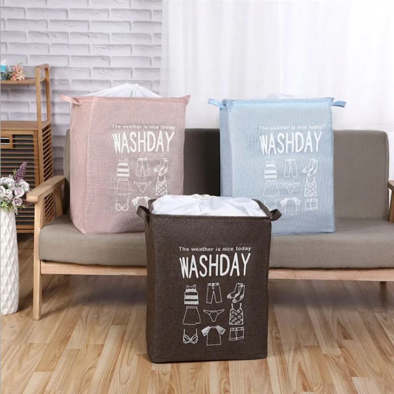 

Home Life Storage Basket Dustproof Folding Drawstring Placement Bag Clothes Quilt Sorting Box Children's Toy Storage Bags