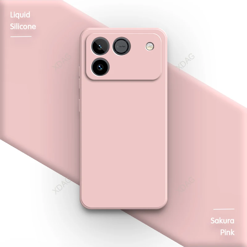 Enhanced Silicone Case - Soft, Flexible, Lightweight, Shockproof, High-Quality Back Shell in Plain Color